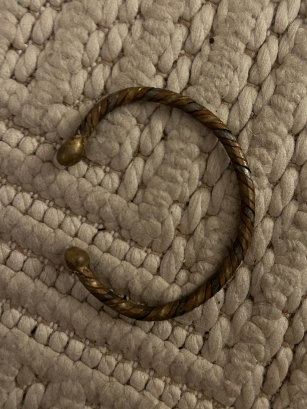 Gold & Silver Colored Bangle - From a Viking Costume